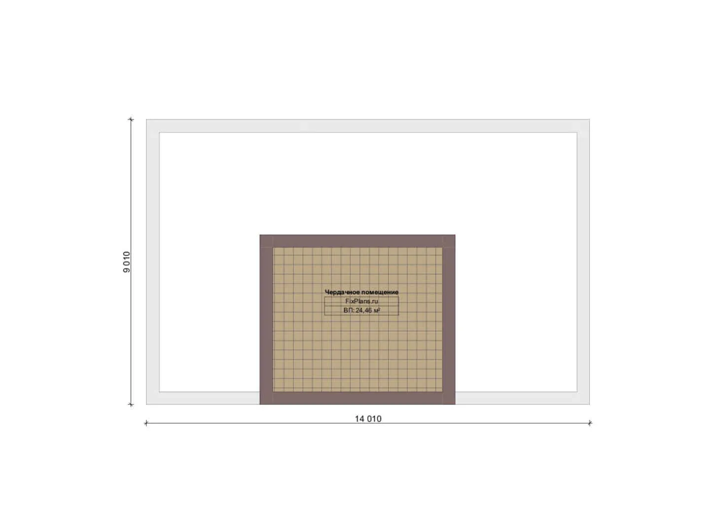 F-17369 - Планы двухэтажного дома 13 на 15, площадью 140 м² с террасой и 3 спальнями